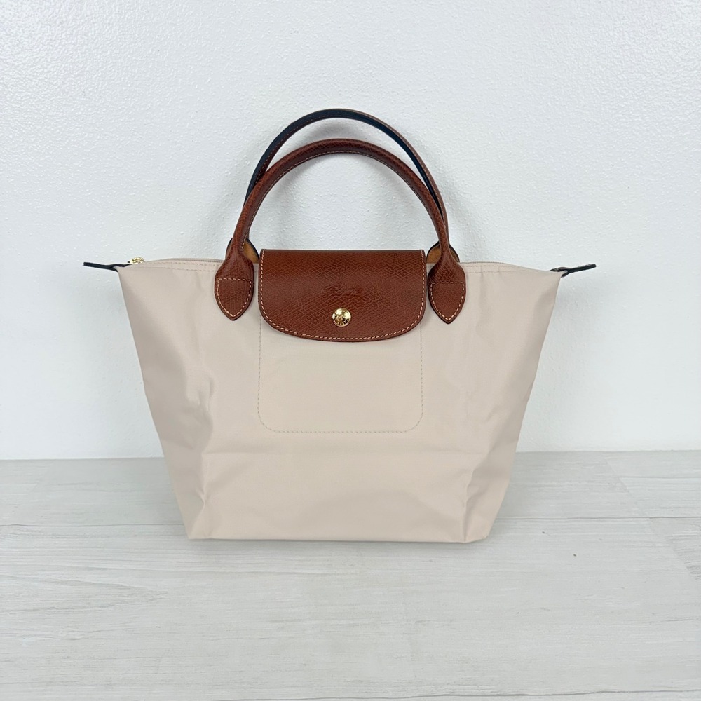 Longchamp Le Pliage original Tote Bag Women Small Paper White Classic Minimalist